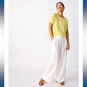 Brand New With Tags Eileen Fisher Linen Cotton Top Size XL